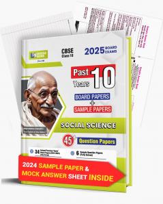 Shivdas CBSE Class 10 Previous 10 Years Solved Papers (2015-2024) Fully Solved Social Science 10+ CBSE Sample Papers Delhi and OD All Sets (IIIIII) for 2025 Board Exams | Latest Syllabus