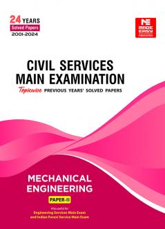CSE Mains 2025: Mechanical Engineering Solved Paper-2 (2001-2024)