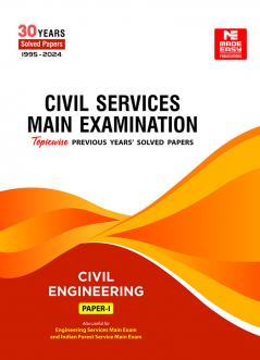 CSE Mains 2025: Civil Engineering Solved Paper-1 (1995-2024)