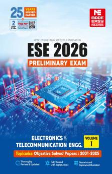 ESE 2026 Preliminary Exam: Electronics and Telecom. Engineering Objective Solved Paper Vol-1
