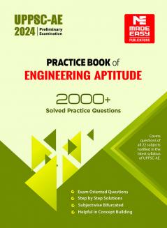 UPPSC-AE : Practice Book of Engineering Aptitude-2000+ Solved Practice Questions