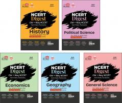 Combo(5) NCERT Digest  UPSC 2nd Edn-2240