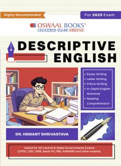 Oswaal Descriptive English Useful for UPSC SSC RRB PO NABARD and RBI & more