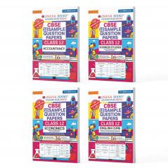 Oswaal CBSE Sample Question Papers Class 12 Accountancy Business Studies Economics & English Core (Set of 4 Books) (For Board Exams 2025)