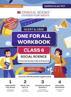 OSWAAL NCERT & CBSE ONE FOR ALL WORKBOOK Social Science (Exploring Society India and Beyond) Class-6