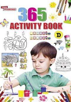 365 Activity Book D For Kids | Match the Pair Find the Difference Puzzles Crosswords Join the Dots  Colouring Drawing and Brain Teasers