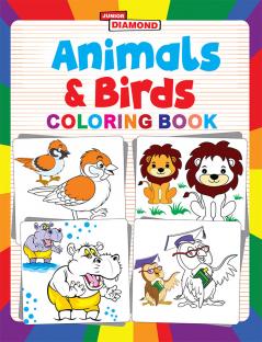 Animals And Birds Colouring Book