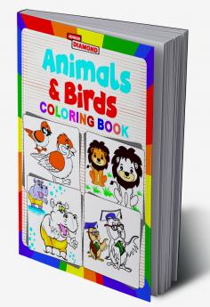 Animals And Birds Colouring Book