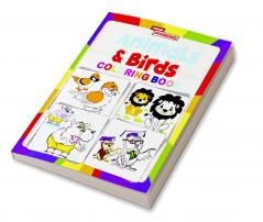 Animals And Birds Colouring Book