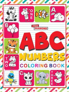 ABC And Numbers Colouring Book