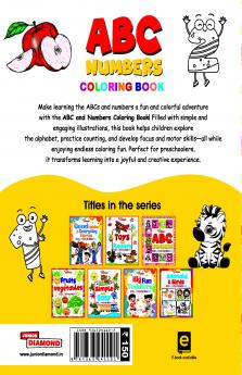 ABC And Numbers Colouring Book