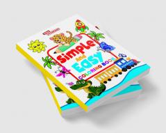 Simple and Easy Colouring Book