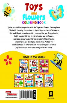 Toys And Flowers Colouring Book