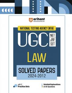 NTA UGC NET /JRF/SET 2025 - Law Solved Papers (2024-2012)