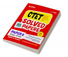 CTET Solved Papers 2024-2015 Paper II ( Class VI-VIII ) Maths & Science
