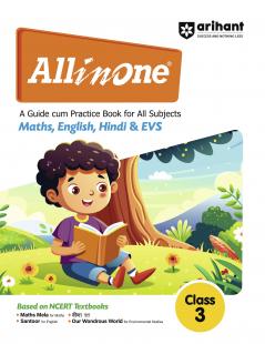All in One Maths , English , Hindi & EVS Class 3 | A Guide cum Practice Book for All Subjects