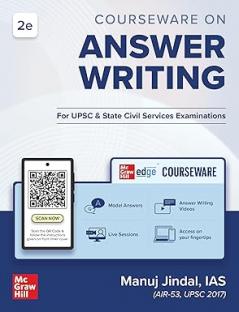 Courseware on Answer Writing for UPSC Civil Services Mains & State PSC Mains Exams 2025 | 2nd Edition (Latest) | Previous Years Solved Papers (2021-2024 PYQs) & Mock Test Papers | Covers UPSC GS Papers 1-4 | Topper's Handwritten Notes & Techniques | Exclusive Access to McGraw Hill Edge - Explainer Videos & Assignments