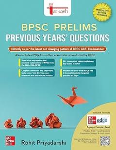 Tarkash BPSC Prelims Subjectwise Previous Years' Solved Papers (English)