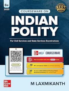 Indian Polity Courseware (English) by M Laxmikanth for UPSC CSE 2025-26 | 8th Edition