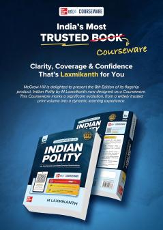 Indian Polity Courseware (English) by M Laxmikanth for UPSC CSE 2025-26 | 8th Edition