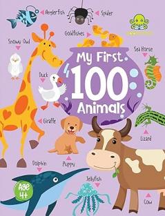 My First 100 Animals Mini Board Book