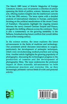 Eclectic Magazine of Foreign Literature Science and Art March 1885