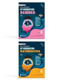 Pearson IIT Foundation'25 Mathematics & Science Class 6 | For JEE NTSE & Olympiad Exams| Free acess to Online Assessments Video Solutions & Interactive Tests | 7th edition