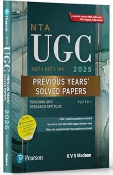 NTA UGC NET Teaching and Research Aptitude Paper 1 Previous Years' Solved Papers 2025
