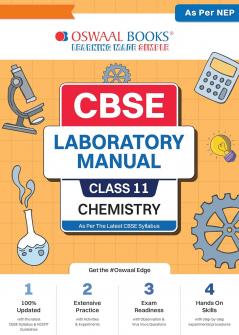 Oswaal CBSE Laboratory Manual Class 11 Chemistry Book ( Latest Edition )
