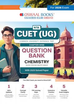 Oswaal NTA CUET (UG) Chapter-wise Question Bank Chemistry For 2026 Exam