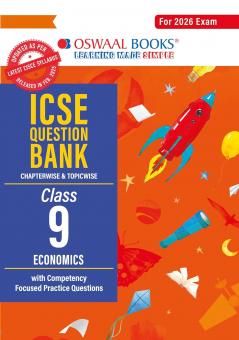 Oswaal ICSE Question Bank Chapterwise & Topicwise Solved Papers Class 9 Economics For 2026 Exam