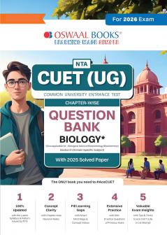 Oswaal NTA CUET (UG) Chapter-wise Question Bank Biology For 2026 Exam