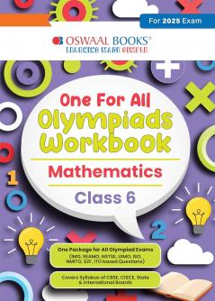 Oswaal One for All Olympiads Workbook Class 6 Mathematics For 2025 Exam