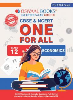 Oswaal CBSE & NCERT One for All Class 12 Economics (For 2026 Exam)