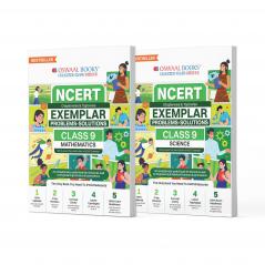 Oswaal NCERT Exemplar (Problems - Solutions) Class 9 Mathematics & Science (Set of 2 Books) For Latest Exam