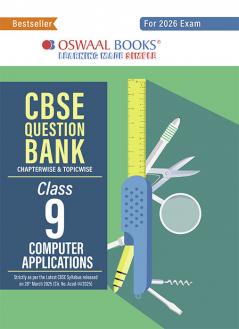 Oswaal CBSE Question Bank Class 9 Computer Applications For 2026 Exam
