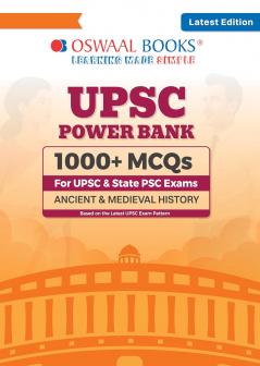 Oswaal UPSC Power Bank:1000+ MCQs for UPSC and State PSCs Exams Ancient & Medieval History