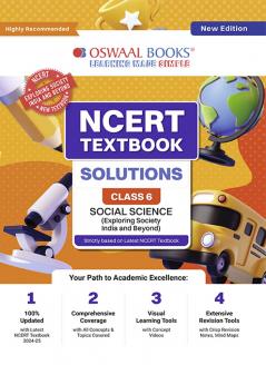 Oswaal NCERT Textbook Solution Class 6 Social Science (New Edition)