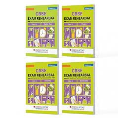 Oswaal CBSE Exam Rehearsal Class 12 (Set of 4 Books) English Physics Chemistry & Mathematics For 2025 Board Exam