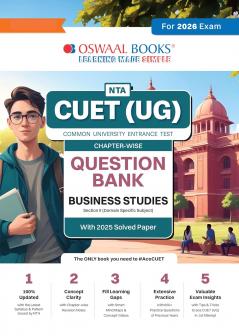 Oswaal NTA CUET (UG) Chapter-wise Question Bank Business Studies For 2026 Exam