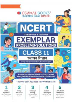 Oswaal NCERT Chapterwise & Topicwise Exemplar Problems - Solutions Class 11 Rasayan Vigyan