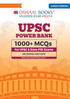 Oswaal UPSC Power Bank:1000+ MCQs for UPSC and State PSCs Exams Modern History