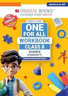 Oswaal NCERT & CBSE One For All Workbook Science (Curiosity) Class 8