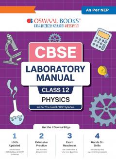 Oswaal CBSE Laboratory Manual Class 12 Physics Book ( Latest Edition )