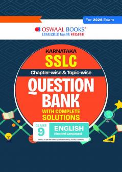 Oswaal Karnataka Chapterwise & Topicwise Question Bank Class 9 - English Second Language