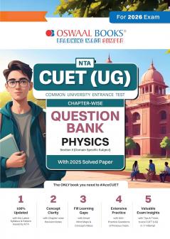 Oswaal NTA CUET (UG) Chapter-wise Question Bank Physics For 2026 Exam