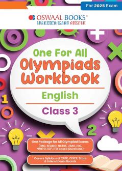 Oswaal One for All Olympiads Workbook Class 3 English For 2025 Exam