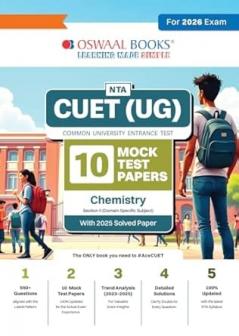 Oswaal NTA CUET(UG) 10 Mock Test Papers Chemistry For 2026 Exam