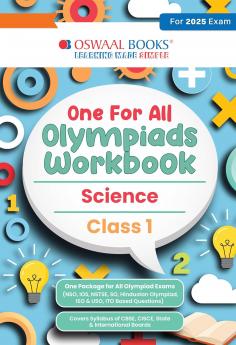 Oswaal One for All Olympiads Workbook Class 1 Science For 2025 Exam