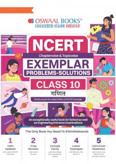 Oswaal NCERT Chapterwise & Topicwise Exemplar Problems - Solutions Class 10 Ganit